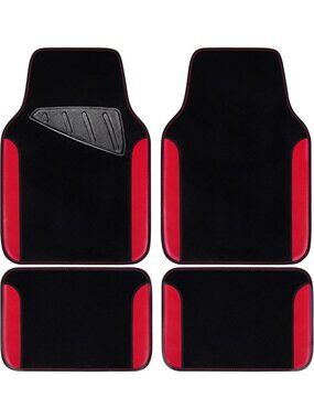 Rainbow Waterproof Faux Leather Car Floor Mats Set of 4 - Anti-Slip for SUVs